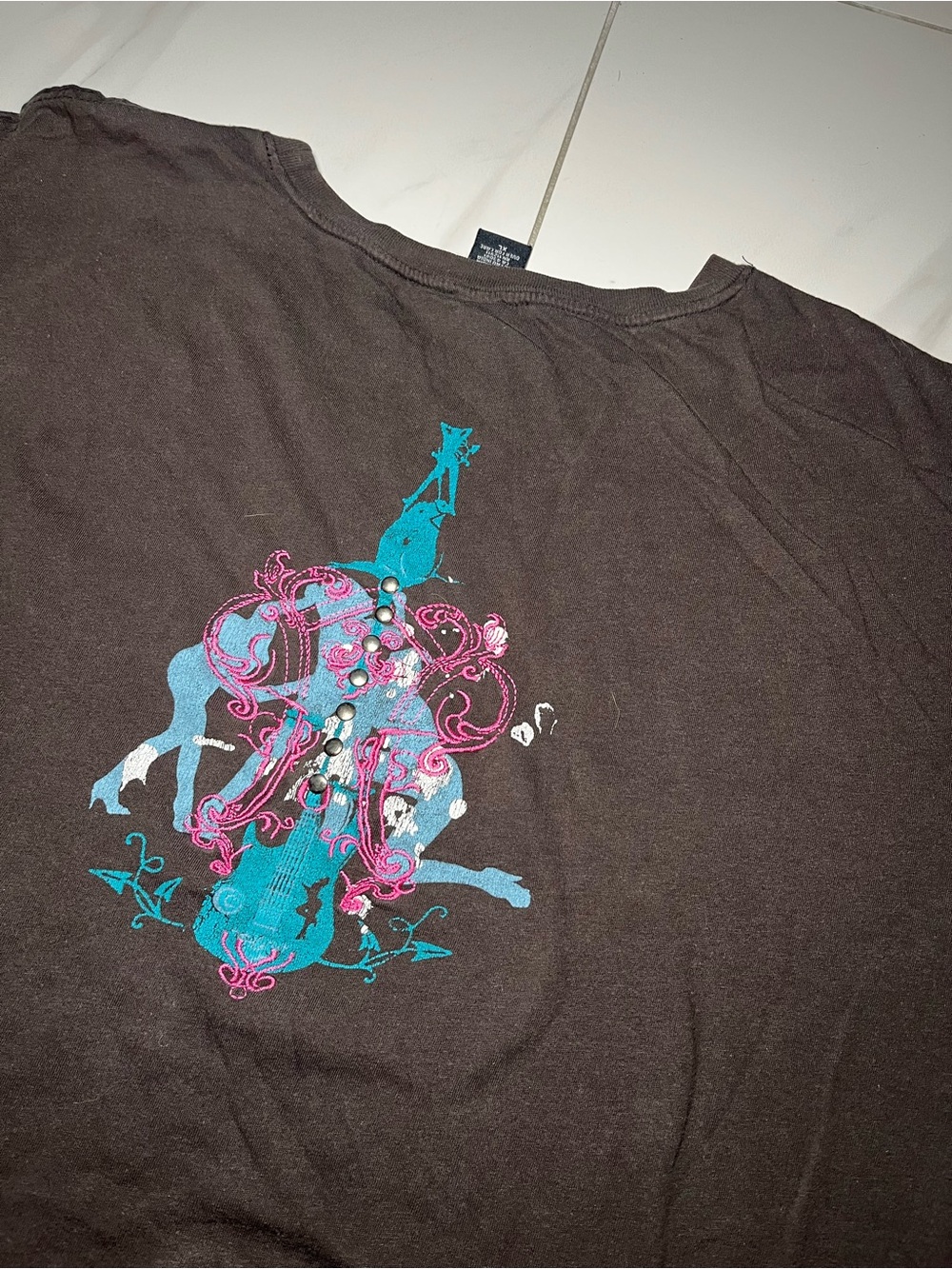 Y2K Caffeine T Shirt Size Large
